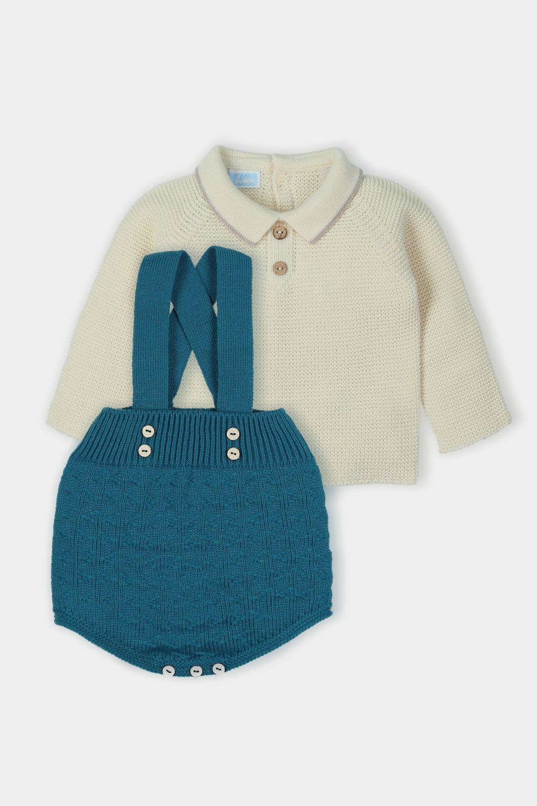Mac Ilusión PREORDER "Bobby" Deep Teal Knit Jam Pants Set | Millie and John