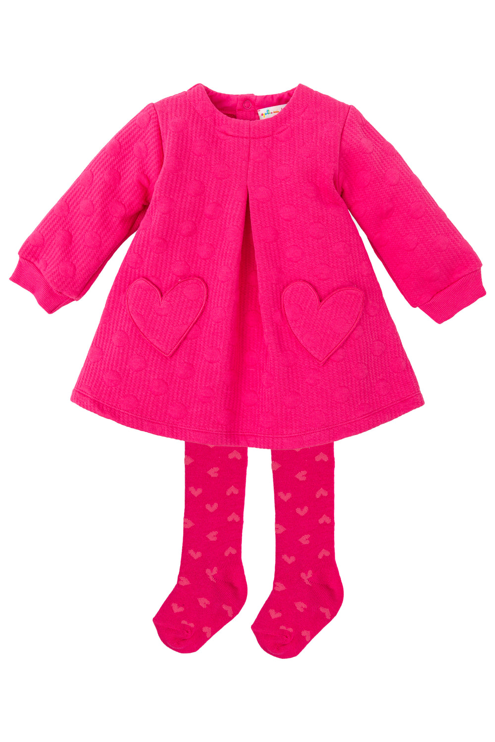 Agatha Ruíz de la Prada "Francie" Fuchsia Pink Dress & Tights | Millie and John