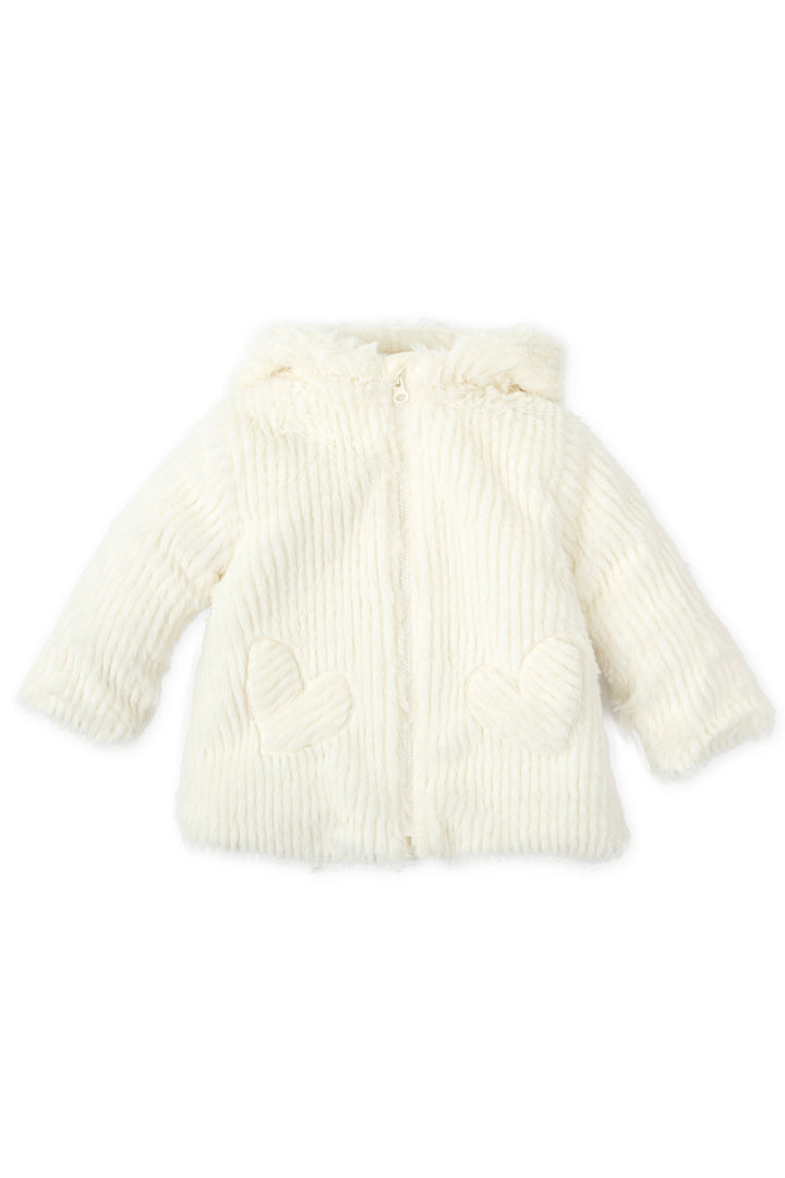 Agatha Ruíz de la Prada Ivory Faux Fur Jacket | Millie and John