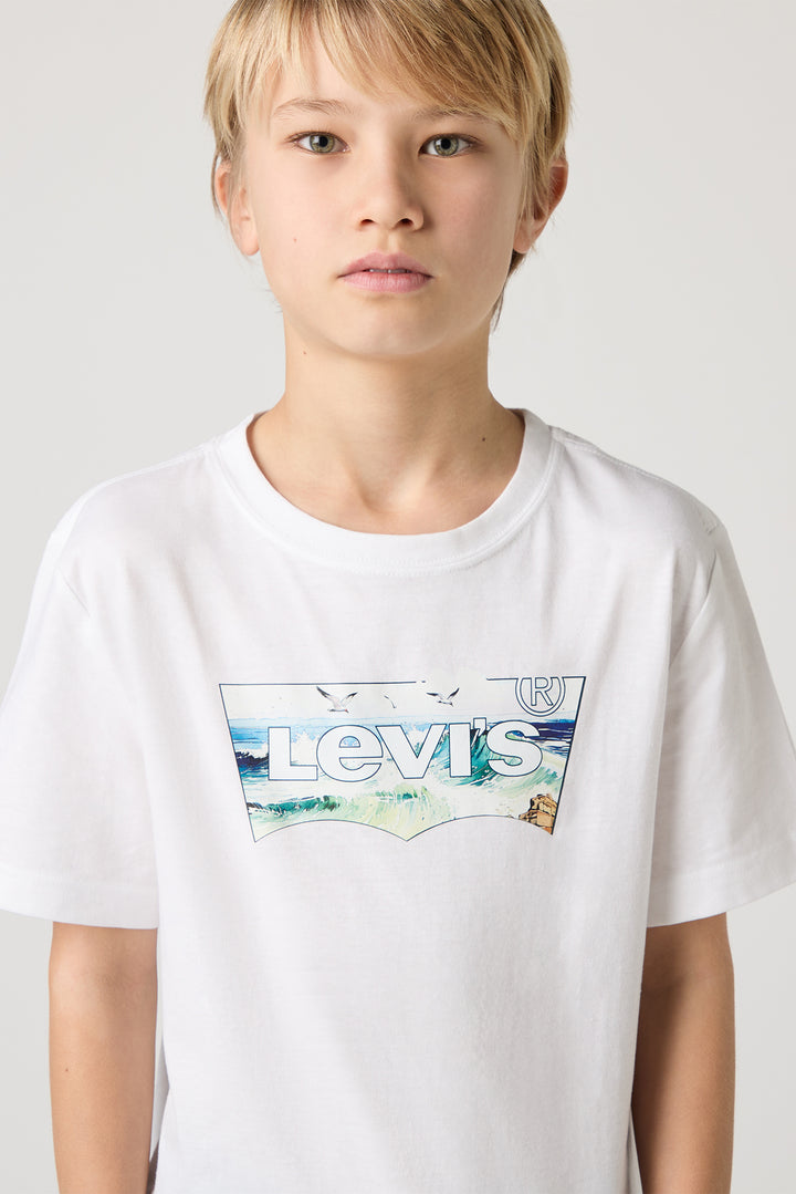 Levi's® Bright White Ocean Graphic T-Shirt | Millie and John