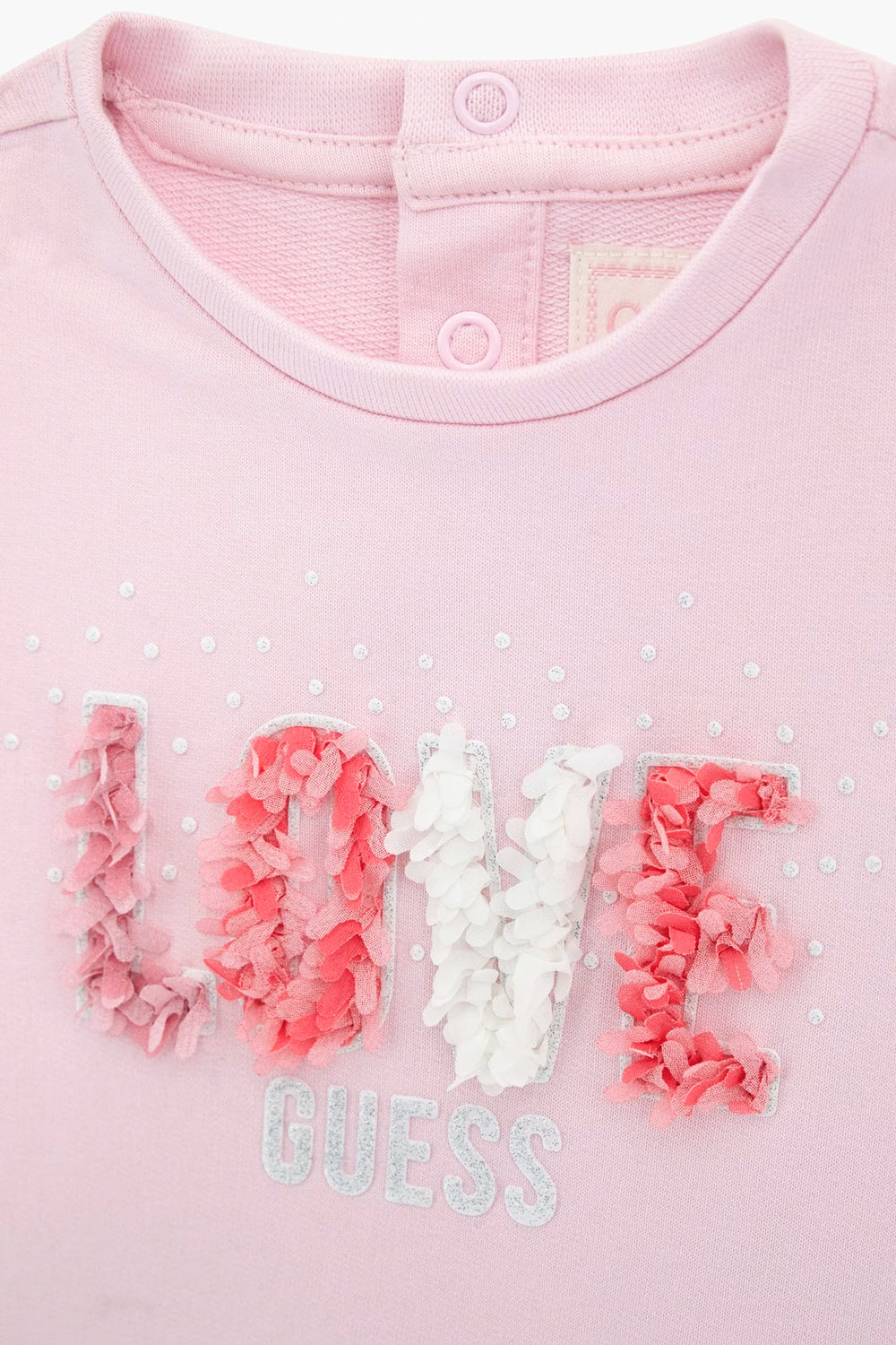 GUESS® Kids "Poppy" Candy Pink Floral LOVE Tracksuit | Millie and John