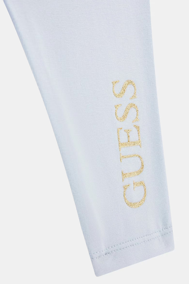 GUESS® Kids "Ava" Pink & Blue Sweatshirt & Leggings | Millie and John