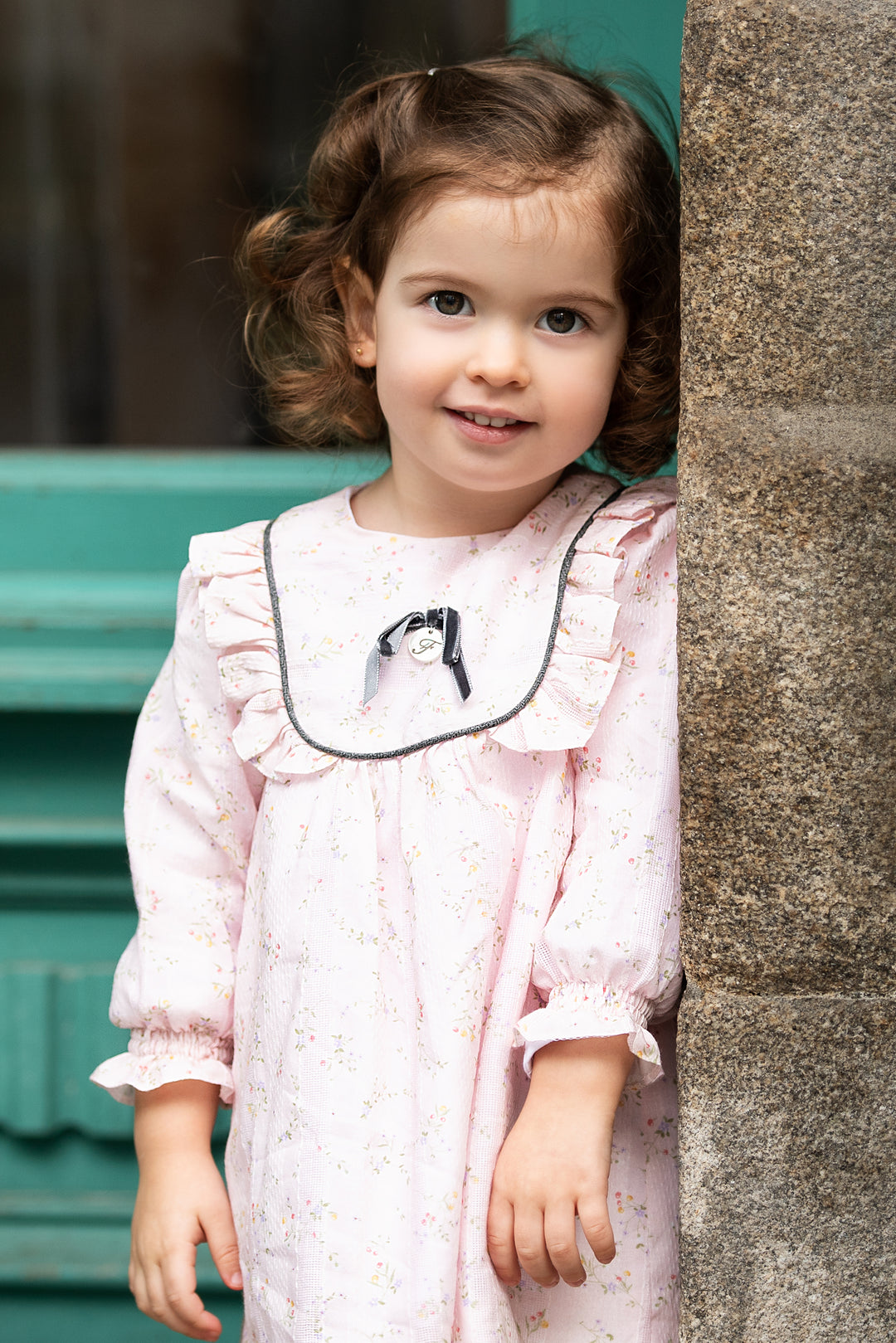 Foque "Hope" Pink Floral Dress | Millie and John
