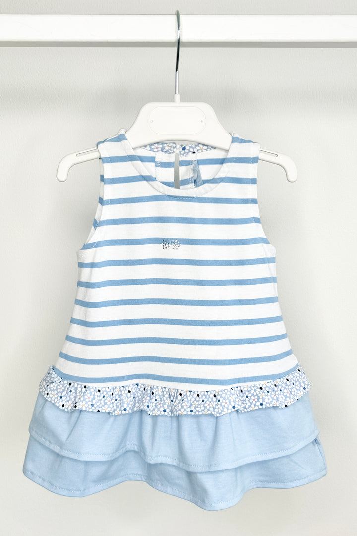 Week-end à la Mer "Anouk" Blue Striped Dress | Millie and John