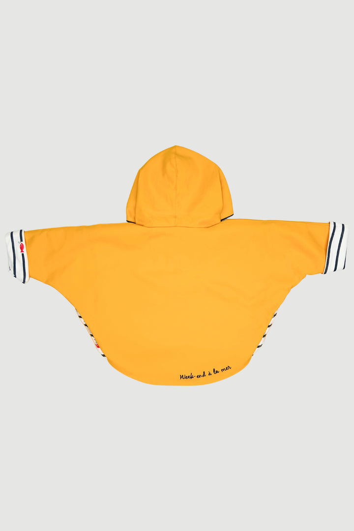 Week-end à la Mer "Georgie" Sunshine Yellow Waterproof Cape | Millie and John