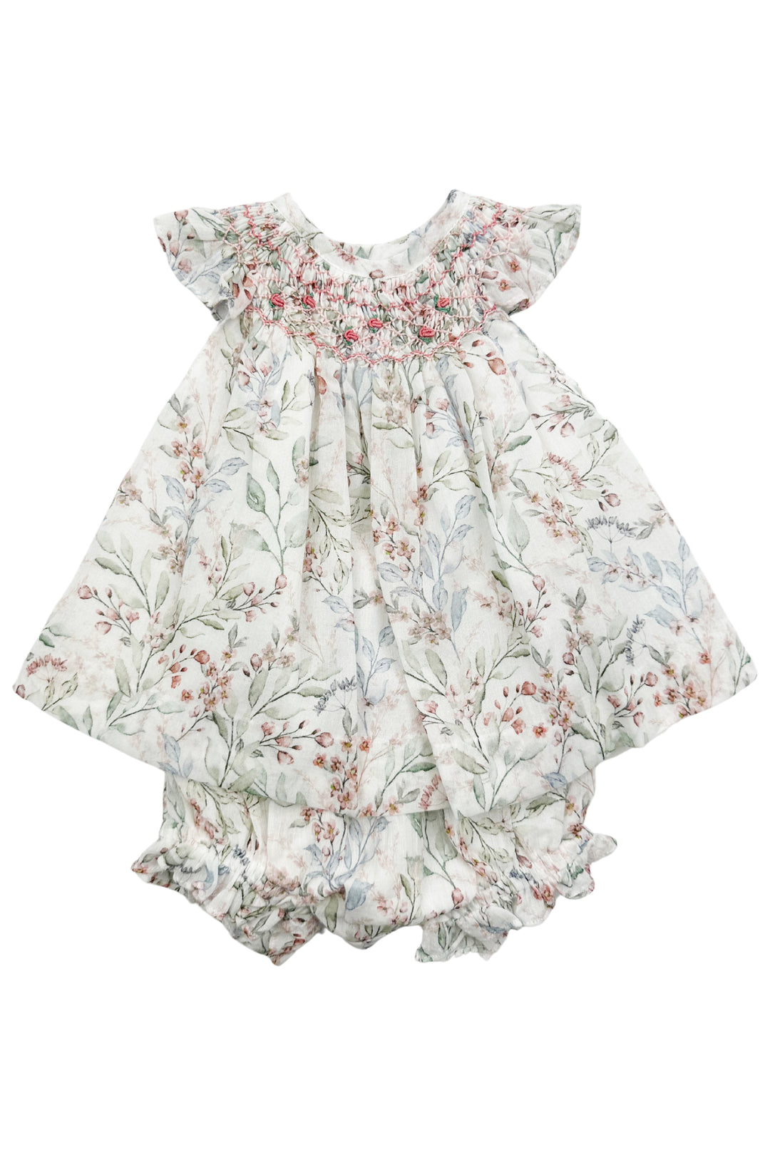 Tartaleta "Isla" Floral Smocked Dress & Bloomers | Millie and John