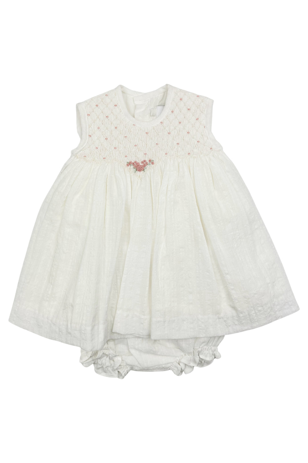 Tartaleta "Everley" Ivory Smocked Dress & Bloomers | Millie and John