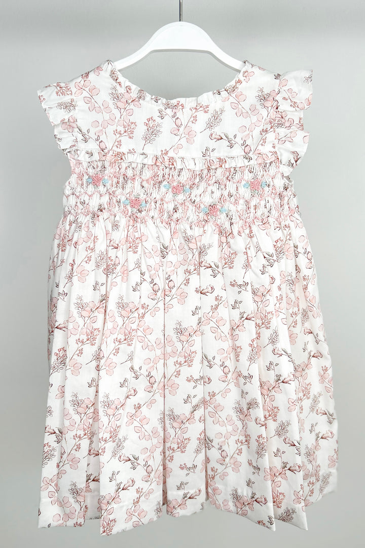 Tartaleta "Sybil" Pale Pink Floral Smocked Dress | Millie and John
