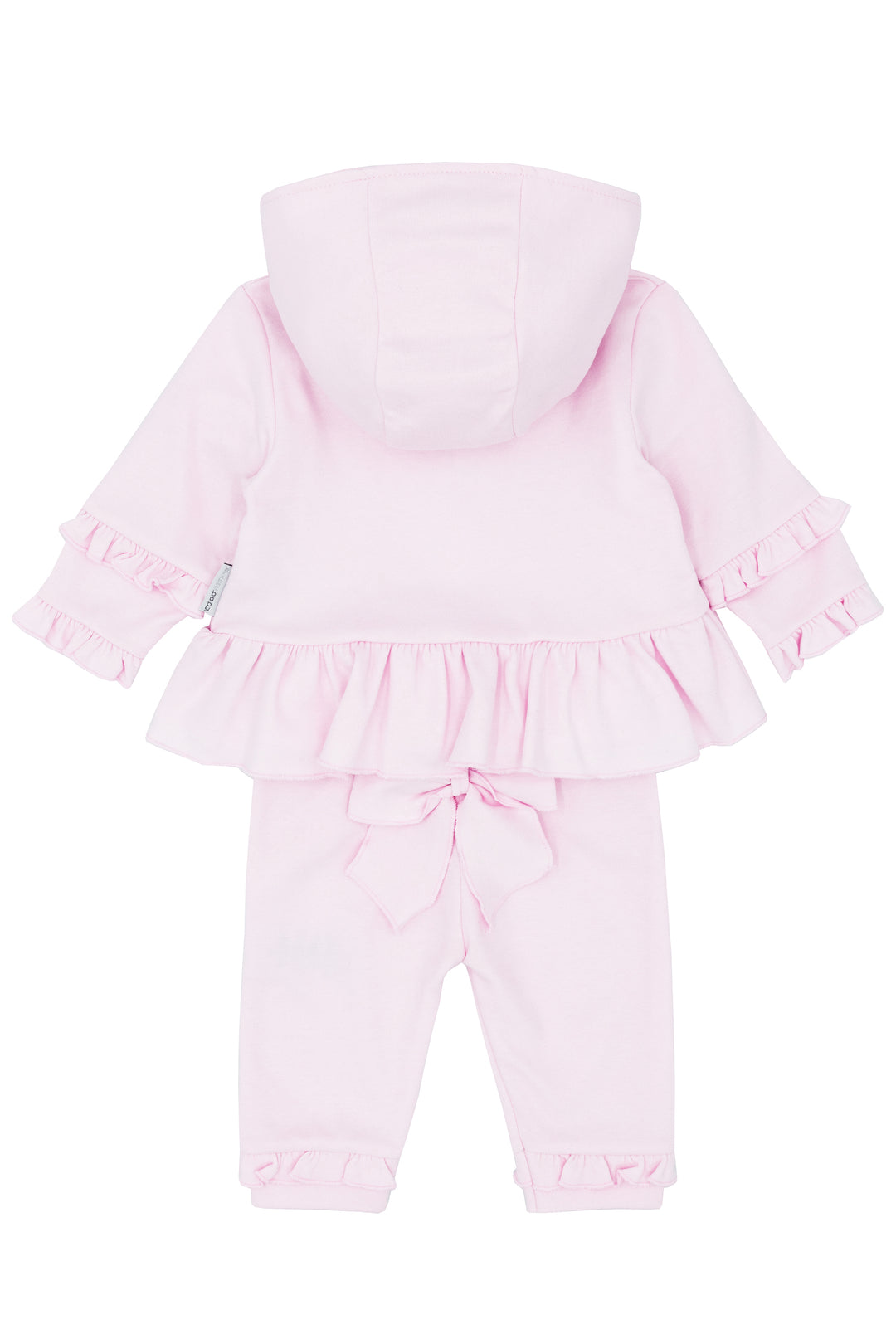 Blues Baby PREORDER "Maia" Pink Bow Jacket, Blouse & Trousers | Millie and John