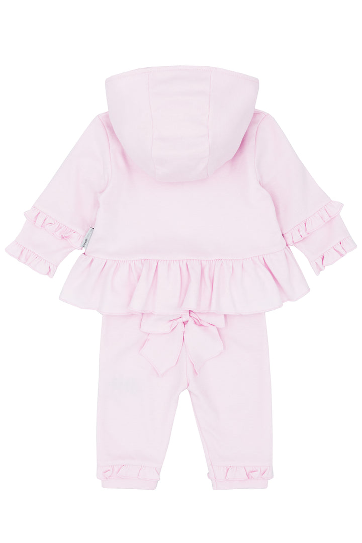 Blues Baby PREORDER "Maia" Pink Bow Jacket, Blouse & Trousers | Millie and John