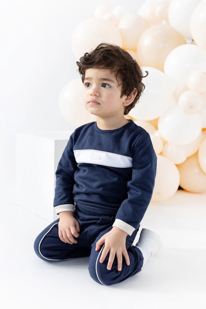 Blues Baby "Bobby" Navy Tracksuit | Millie and John