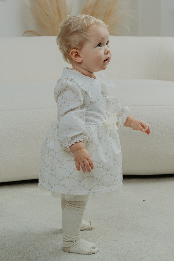 Jamiks "Bonnie" Pastel Bunny Print Dress | Millie and John
