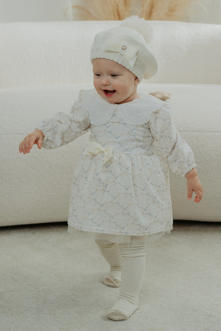 Jamiks "Bonnie" Pastel Bunny Print Dress | Millie and John