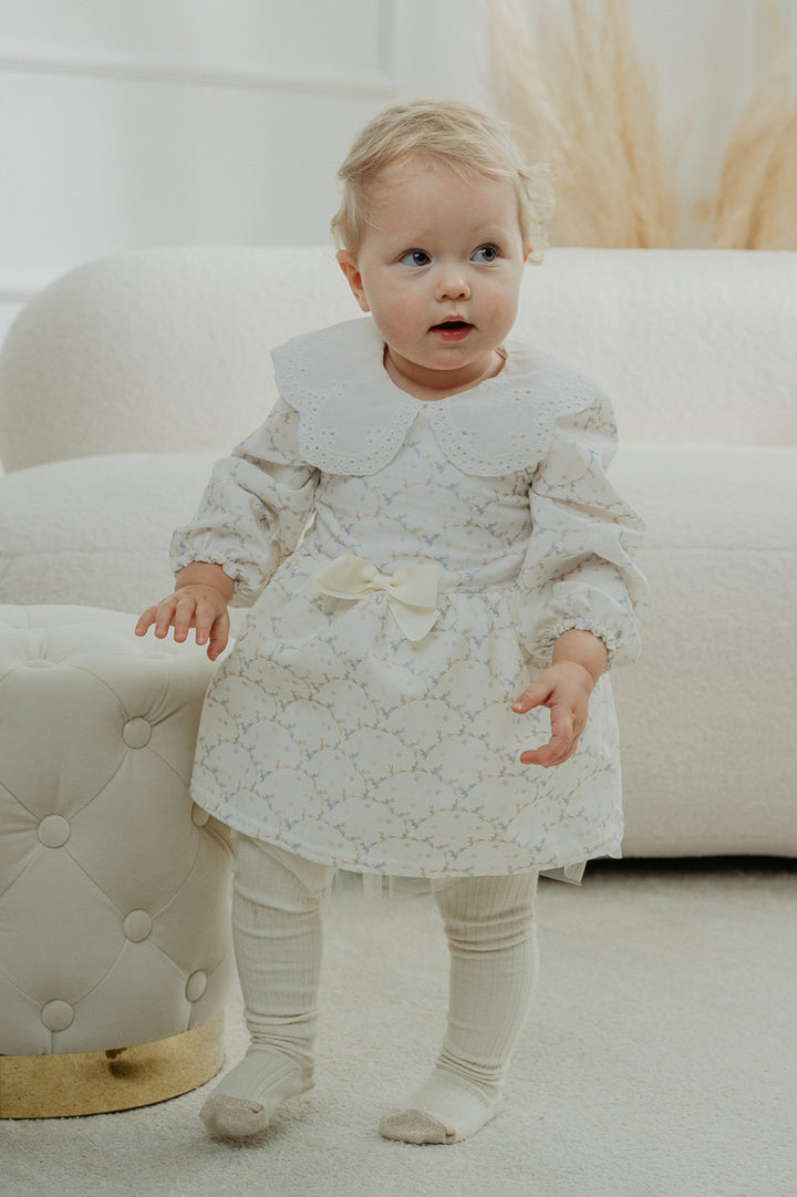 Jamiks "Bonnie" Pastel Bunny Print Dress | Millie and John