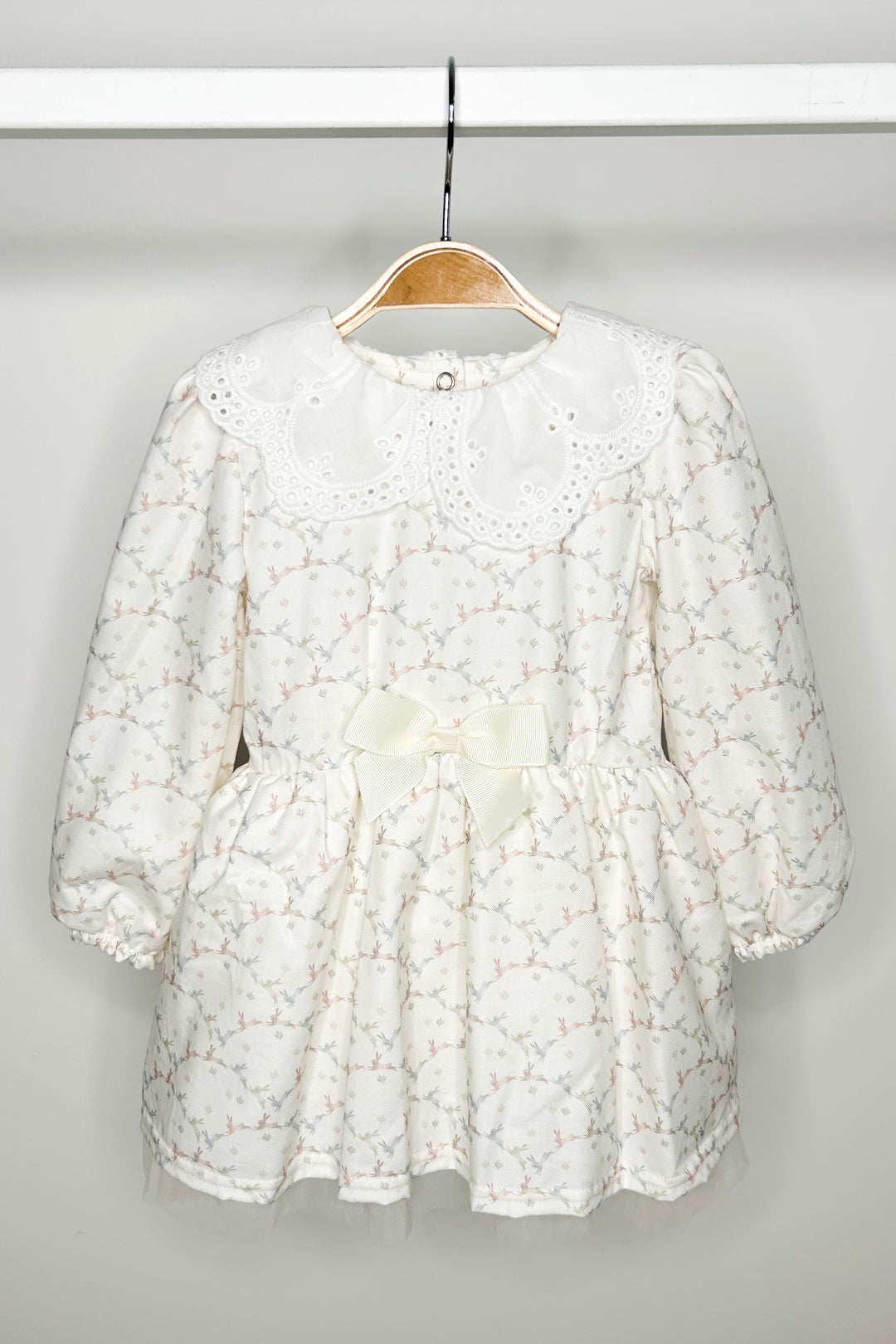 Jamiks "Bonnie" Pastel Bunny Print Dress | Millie and John