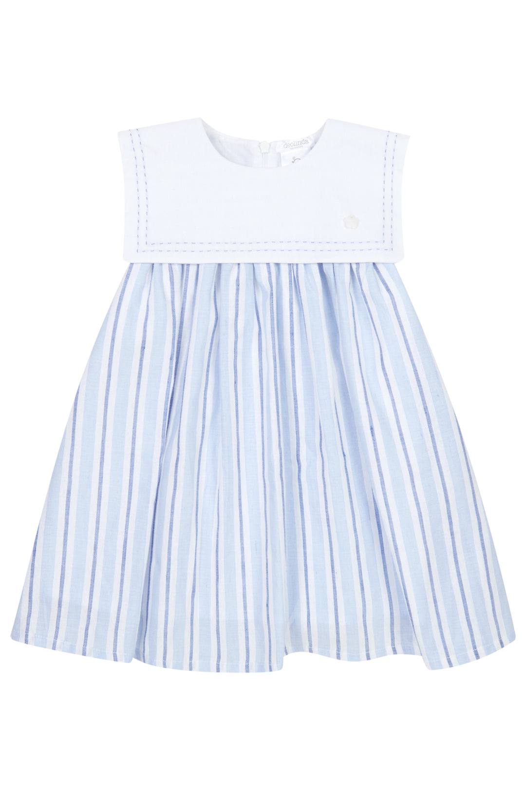 Deolinda PREORDER "Penelope" Blue Striped Sailor Dress | Millie and John