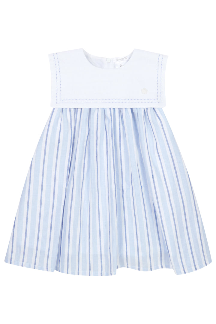 Deolinda PREORDER "Penelope" Blue Striped Sailor Dress | Millie and John