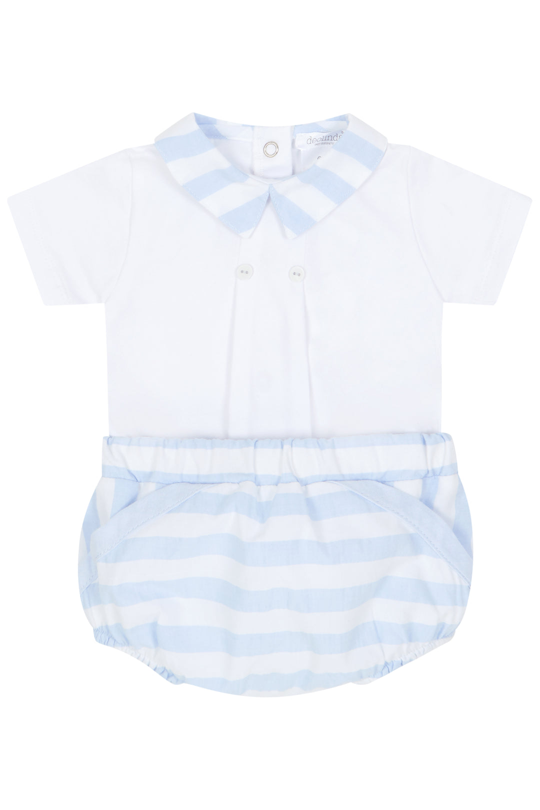 Deolinda "Hugo" Blue Striped Top & Jam Pants | Millie and John