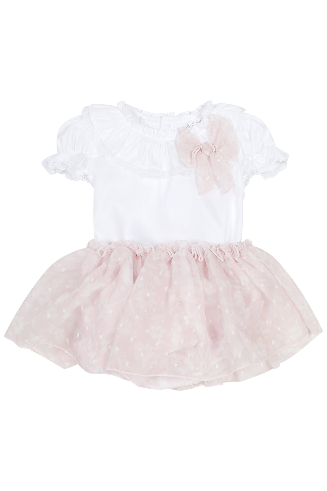 Chic by Deolinda PREORDER "Kaia" Pale Pink Tulle Blouse & Skirt | Millie and John