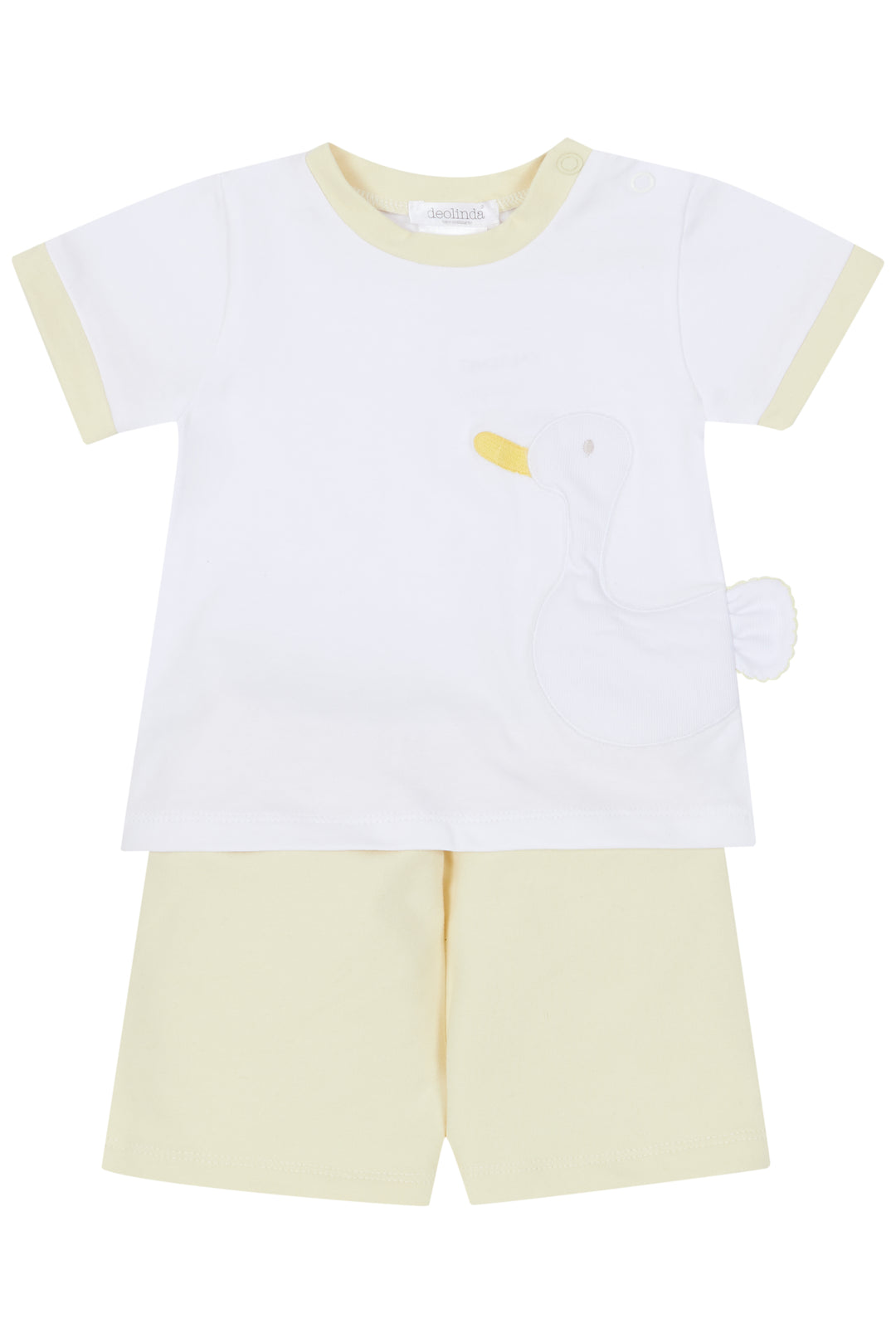 Deolinda "Cyrus" Lemon Duck T-Shirt & Shorts | Millie and John