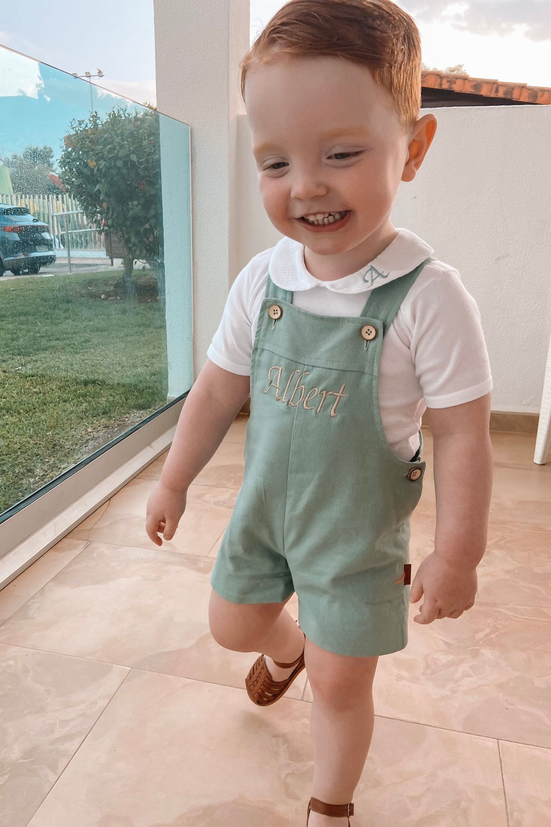 Cocote "Patrick" Linen Dungarees | Millie and John