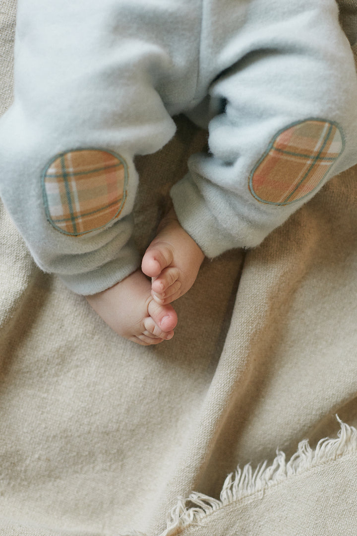 Deolinda "Finlay" Sage Green Tartan Hooded Tracksuit | Millie and John