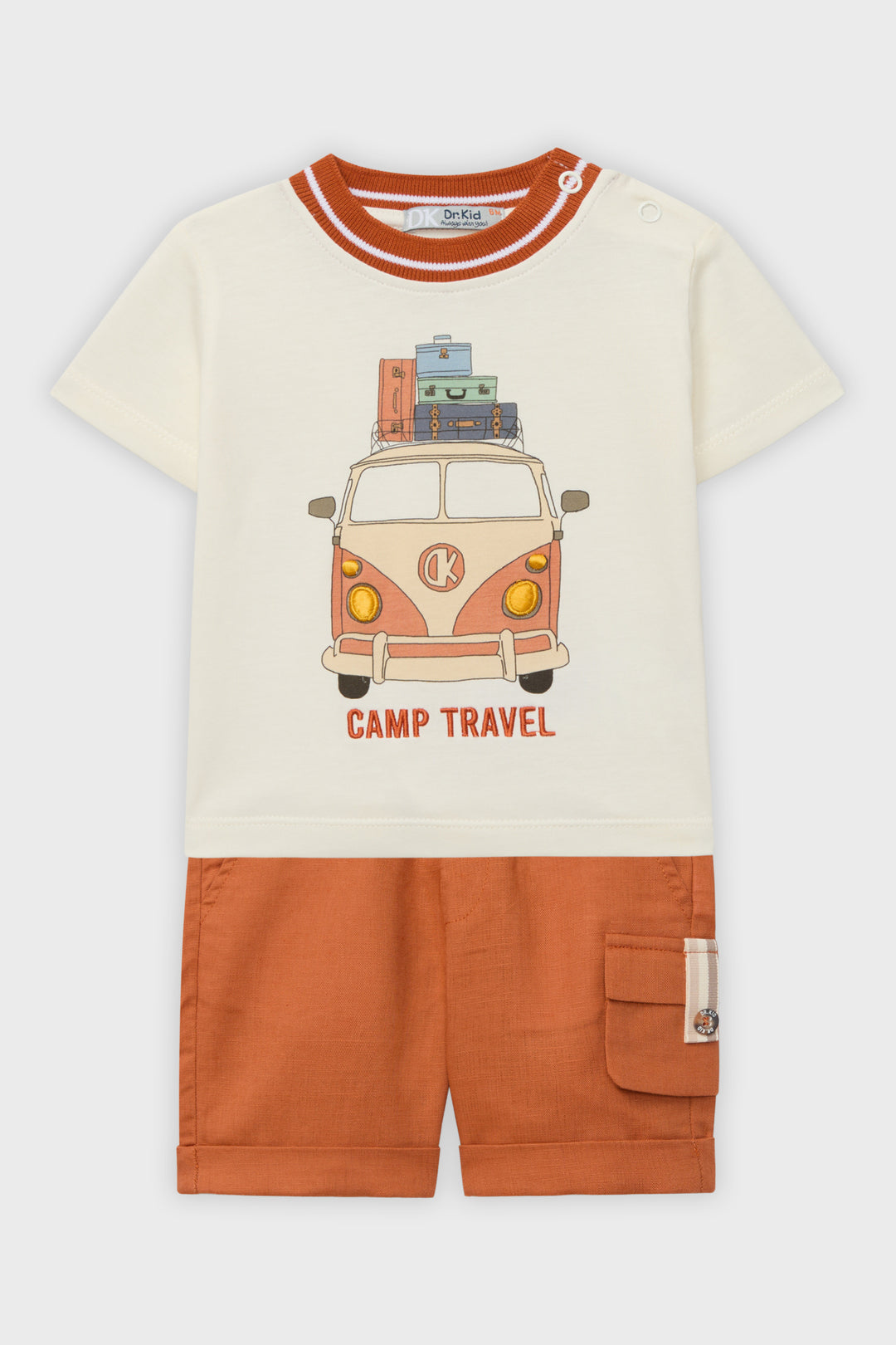 Dr Kid Rust Campervan T-Shirt & Shorts | Millie and John