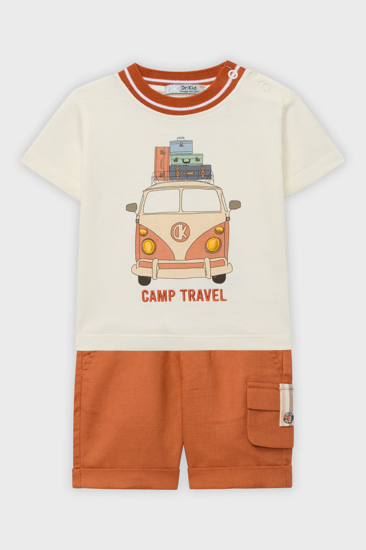 Dr Kid Rust Campervan T-Shirt & Shorts | Millie and John