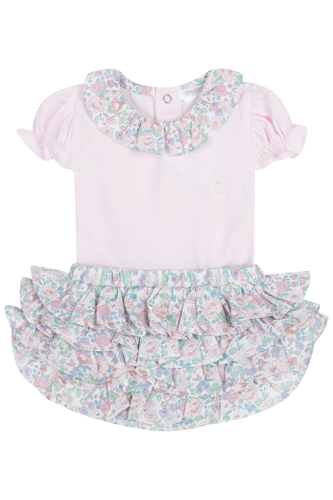 Deolinda PREORDER "Mae" Lilac Floral Blouse & Bloomers | Millie and John