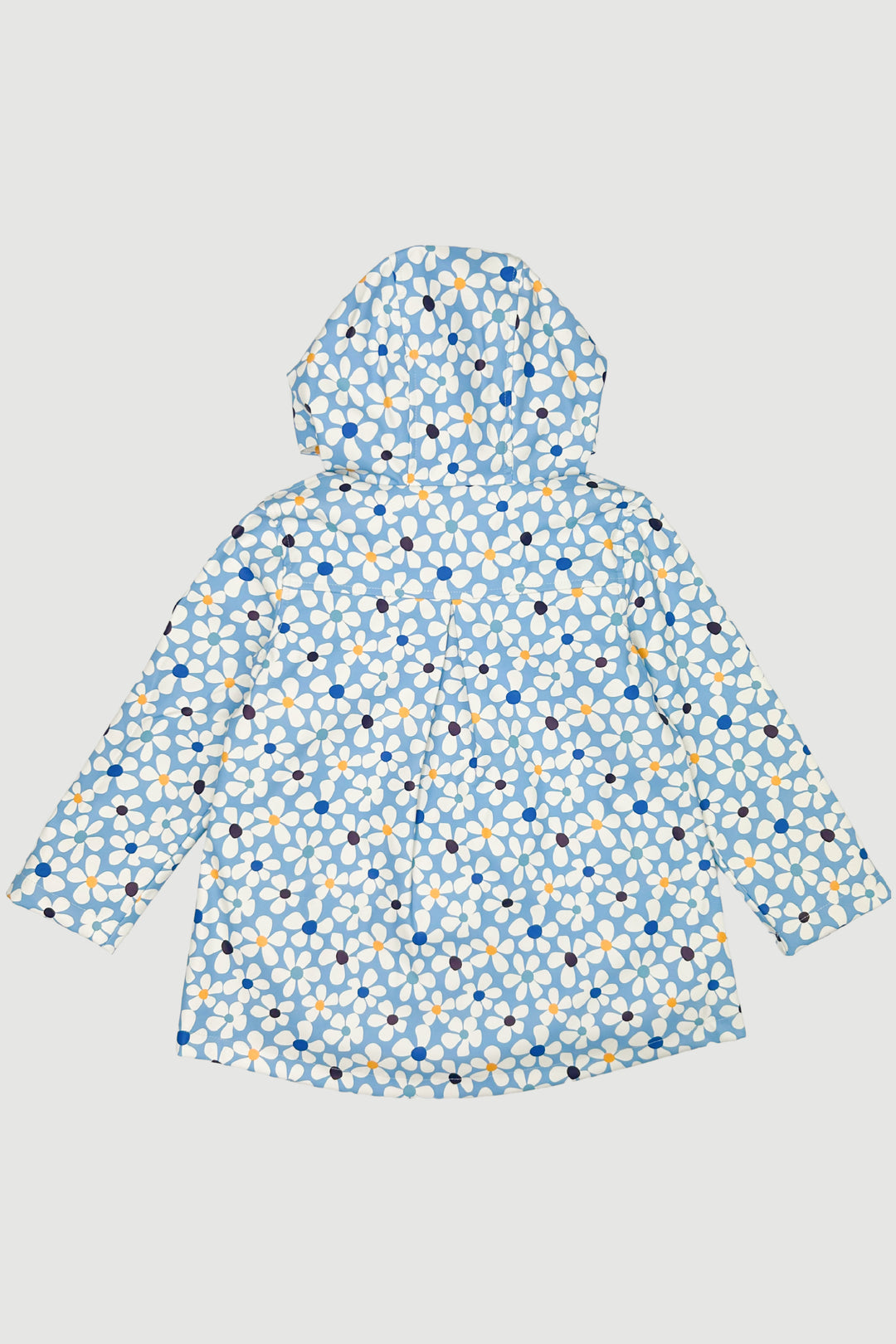 Week-end à la Mer "Aviana" Blue Floral Waterproof Raincoat | Millie and John