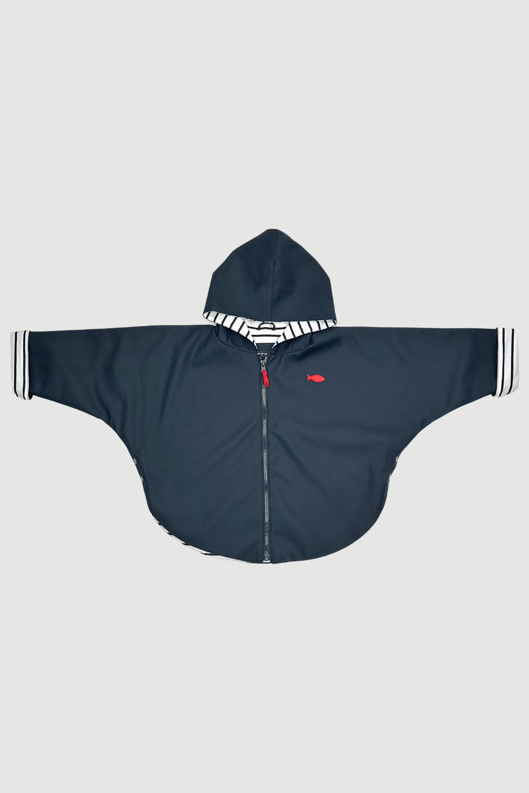 Week-end à la Mer "Nemo" Navy Blue Waterproof Cape | Millie and John