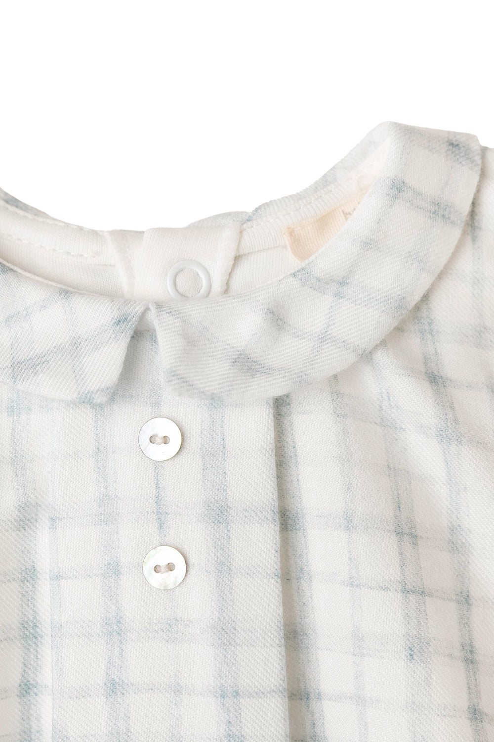Baby Gi "Alvaro" Dusky Blue Check Shirt & Jam Pants | Millie and John