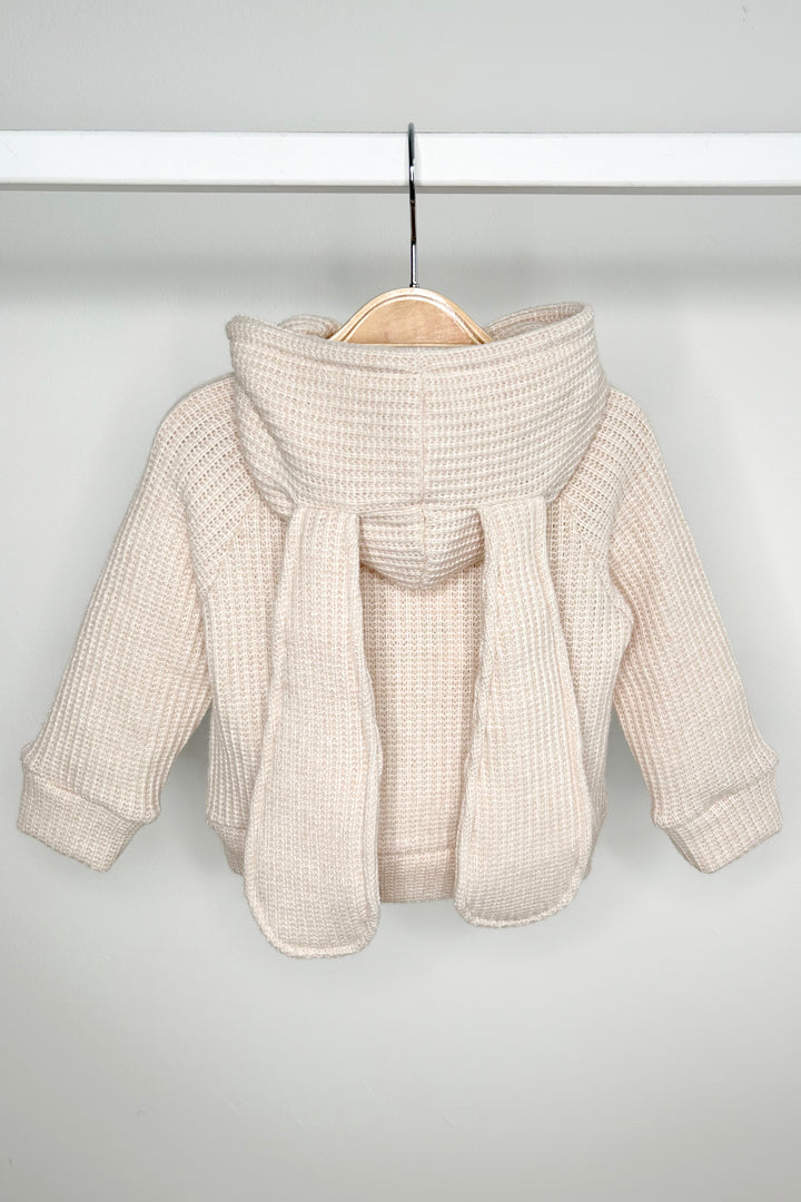 Jamiks "Espen" Sand Knit Bunny Hoodie | Millie and John