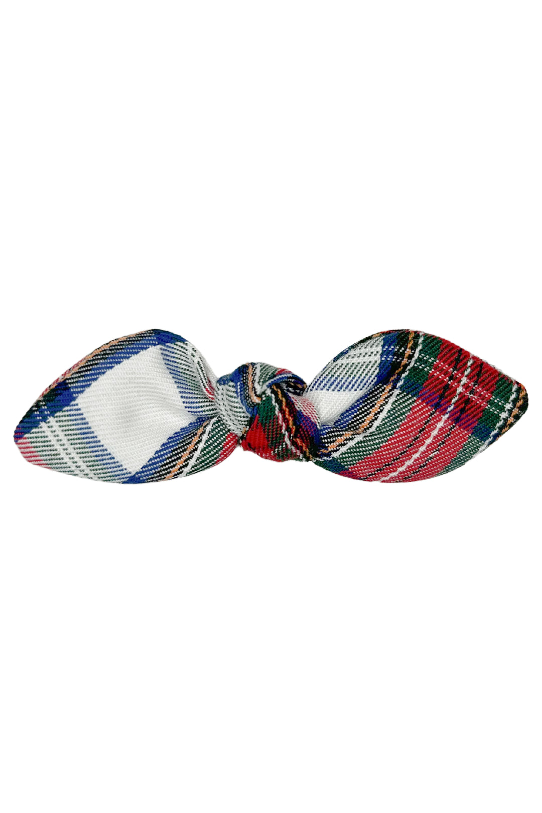 Meia Pata Tartan Knotted Hair Bow | Millie and John