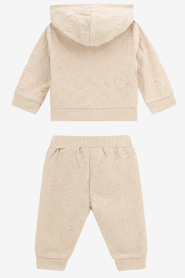 GUESS® Kids "Sage" Sand Bear Tracksuit Set | Millie and John