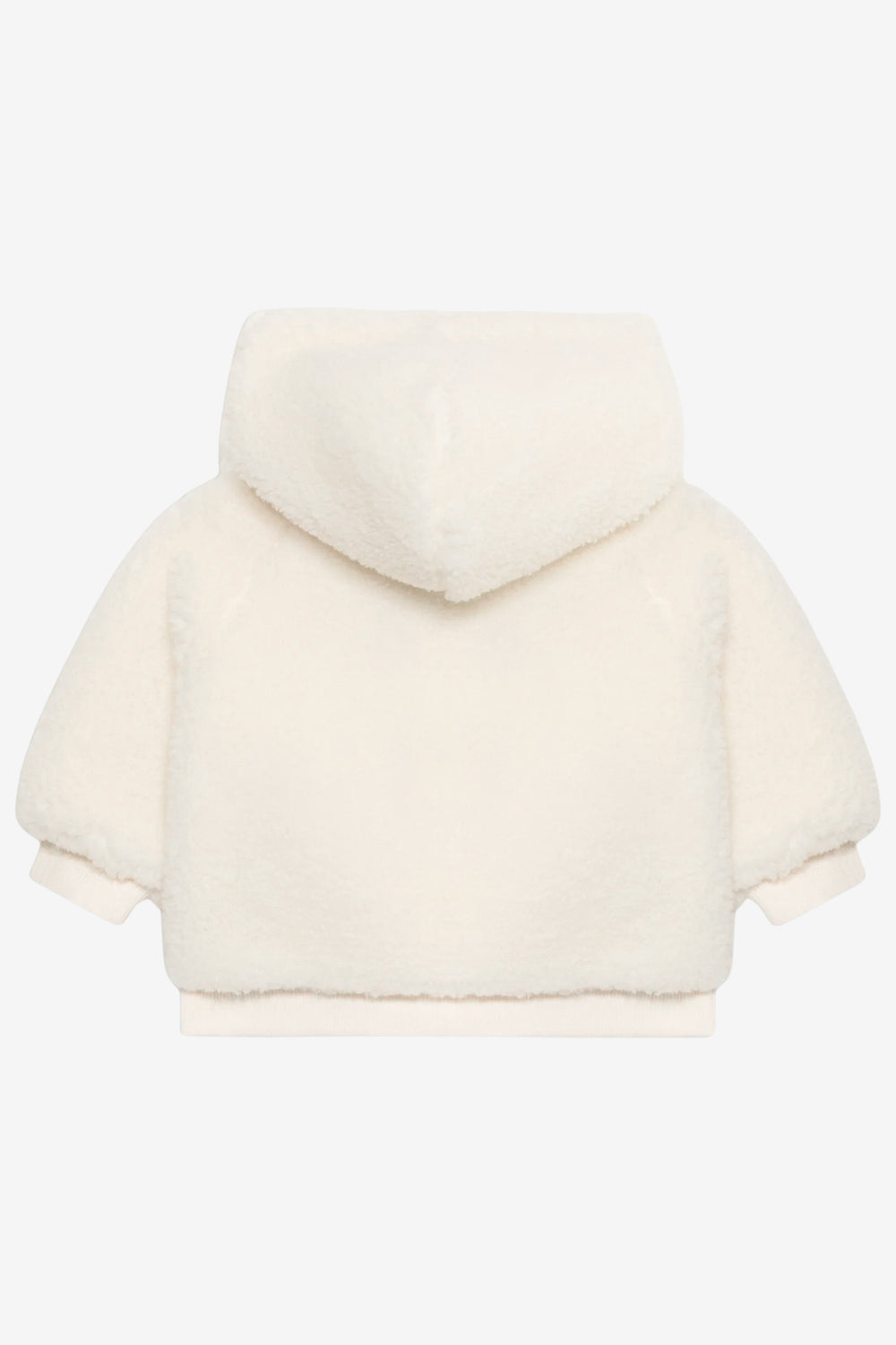 GUESS® Kids "Noa" Ivory Sherpa Hooded Jacket | Millie and John