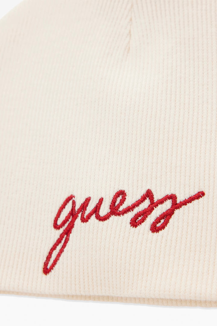 GUESS® Kids "Beau" Sand Ribbed Teddy Sleepsuit & Hat | Millie and John