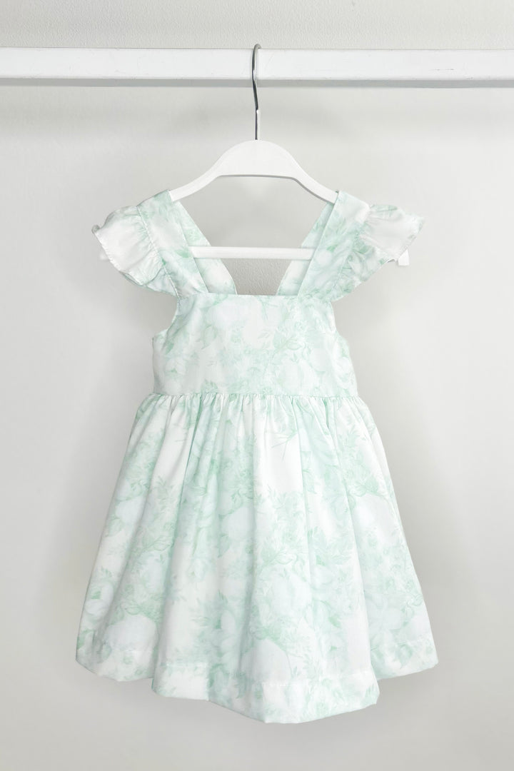 Puro Mimo "Posey" Mint Green Floral Dress | Millie and John