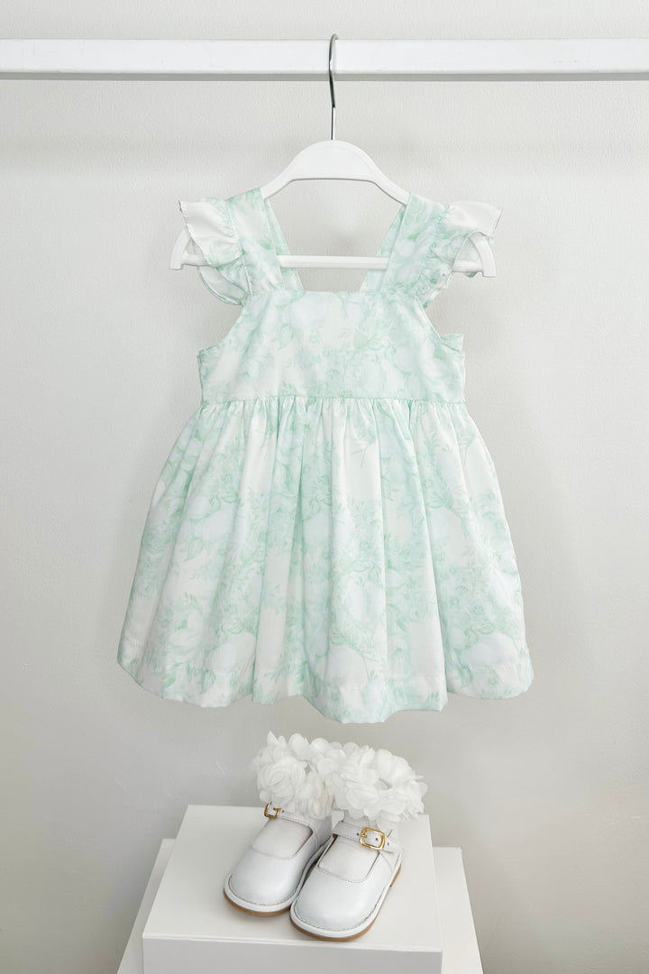 Puro Mimo "Posey" Mint Green Floral Dress | Millie and John