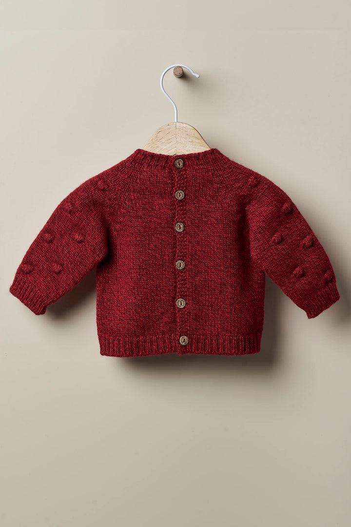 Wedoble "Tatiana" Burgundy Cashmere Top & Sand Shortie | Millie and John