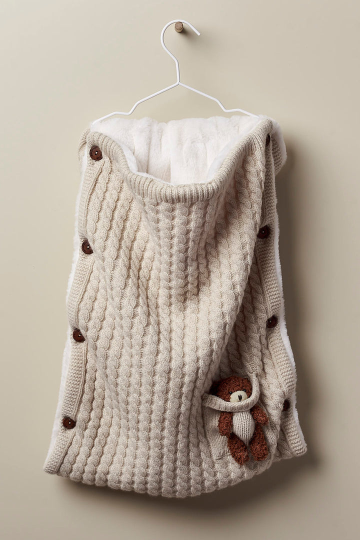 Wedoble Cashmere Teddy Pram Nest | Millie and John