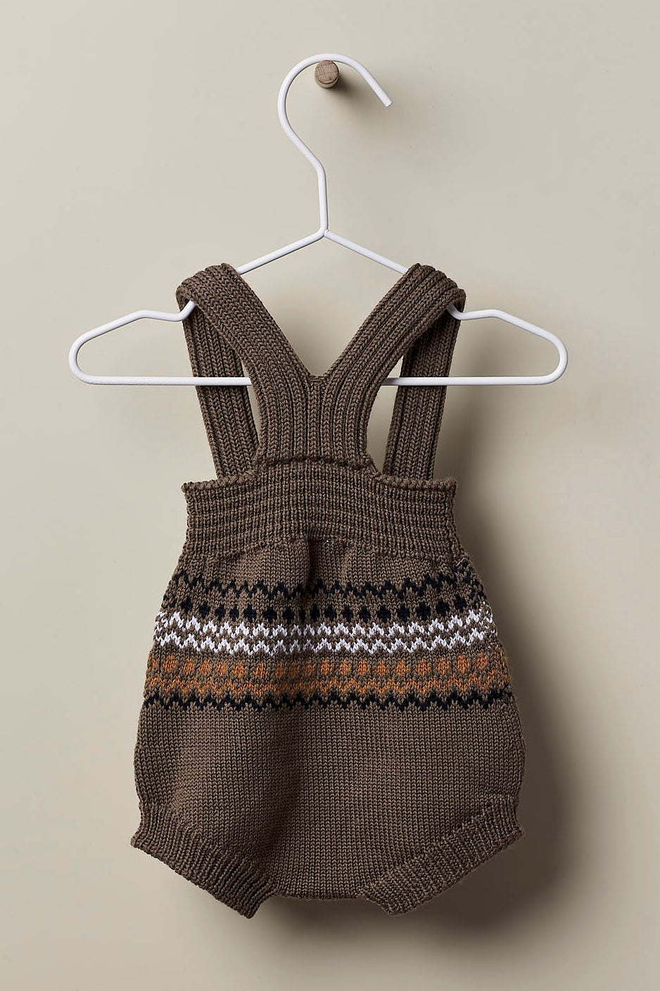 Wedoble "Salvador" Brown Merino Wool Knit Shortie | Millie and John