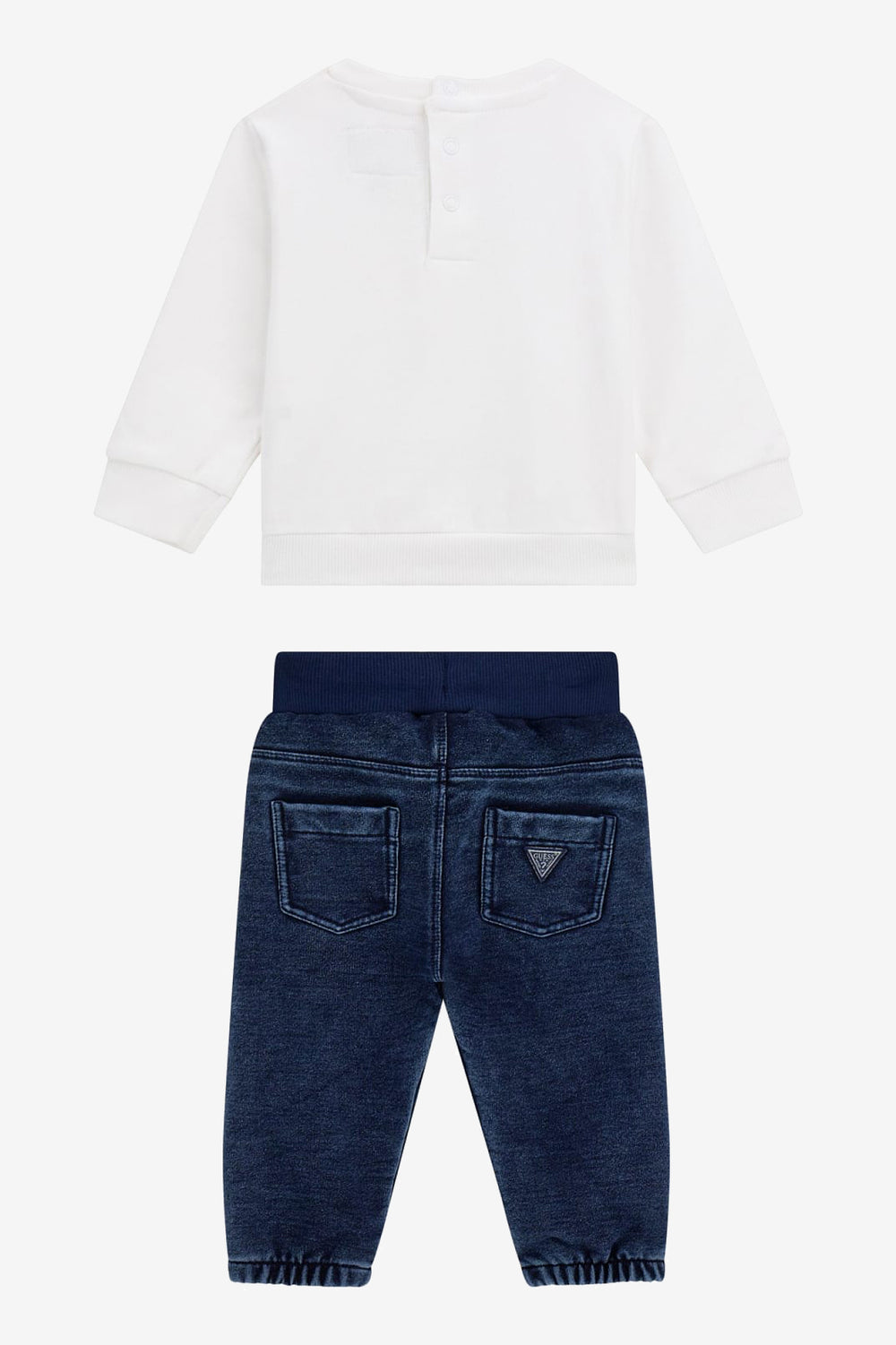 GUESS® Kids "Noel" White Festive Bear Sweatshirt & Joggers | Millie and John