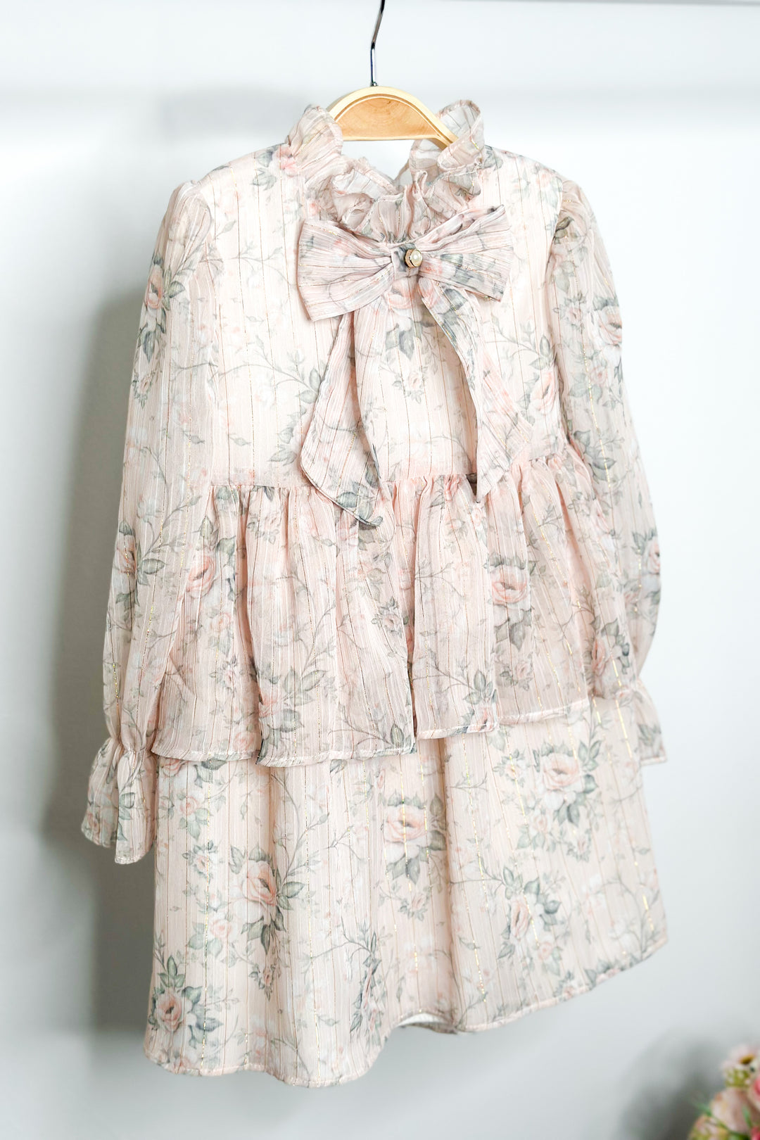 Fofettes "Vienna" Pink Floral Dress | Millie and John