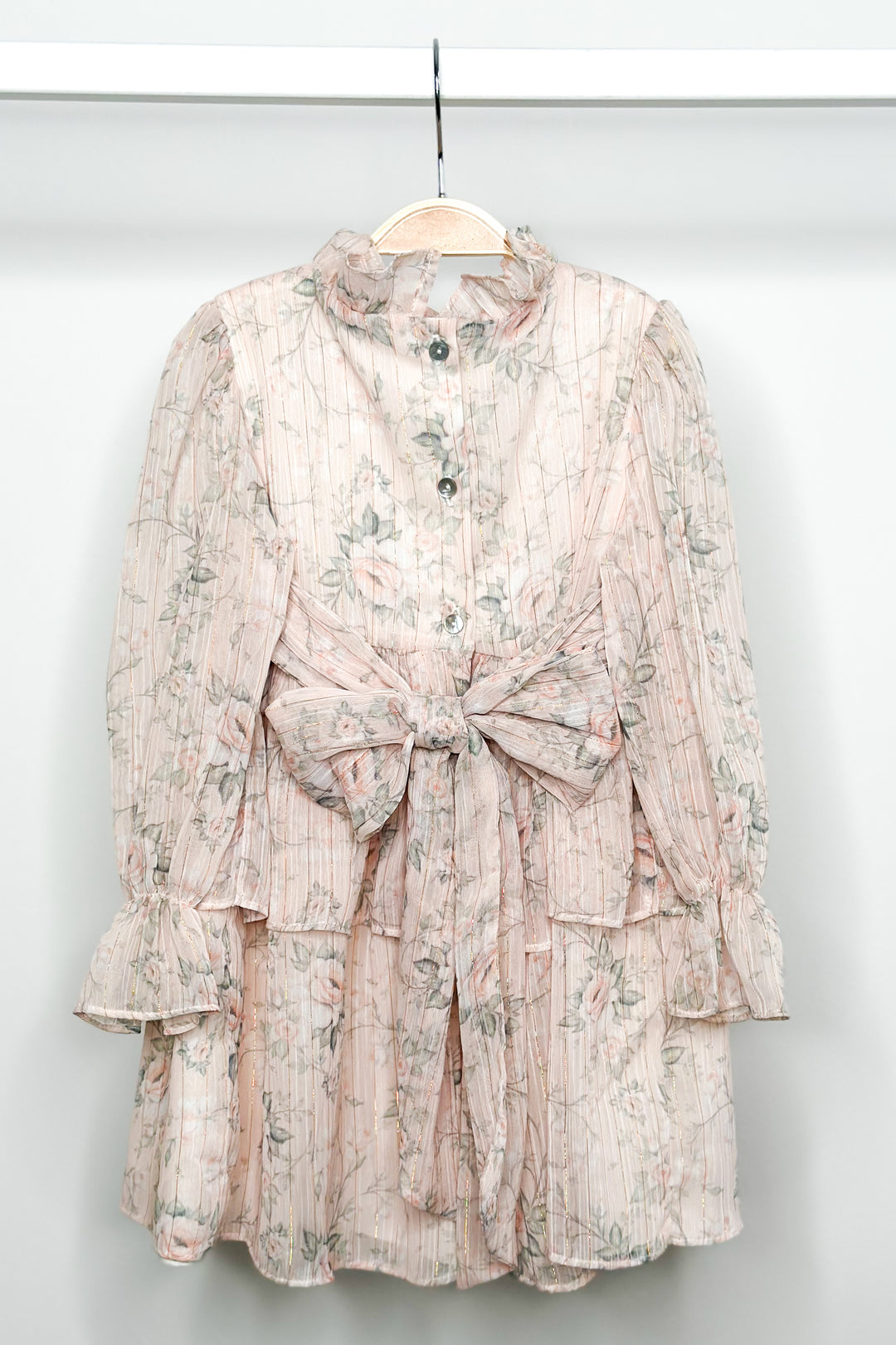 Fofettes "Vienna" Pink Floral Dress | Millie and John