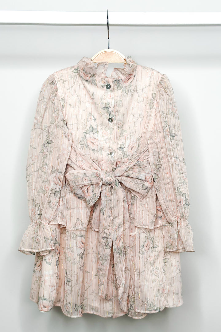 Fofettes "Vienna" Pink Floral Dress | Millie and John