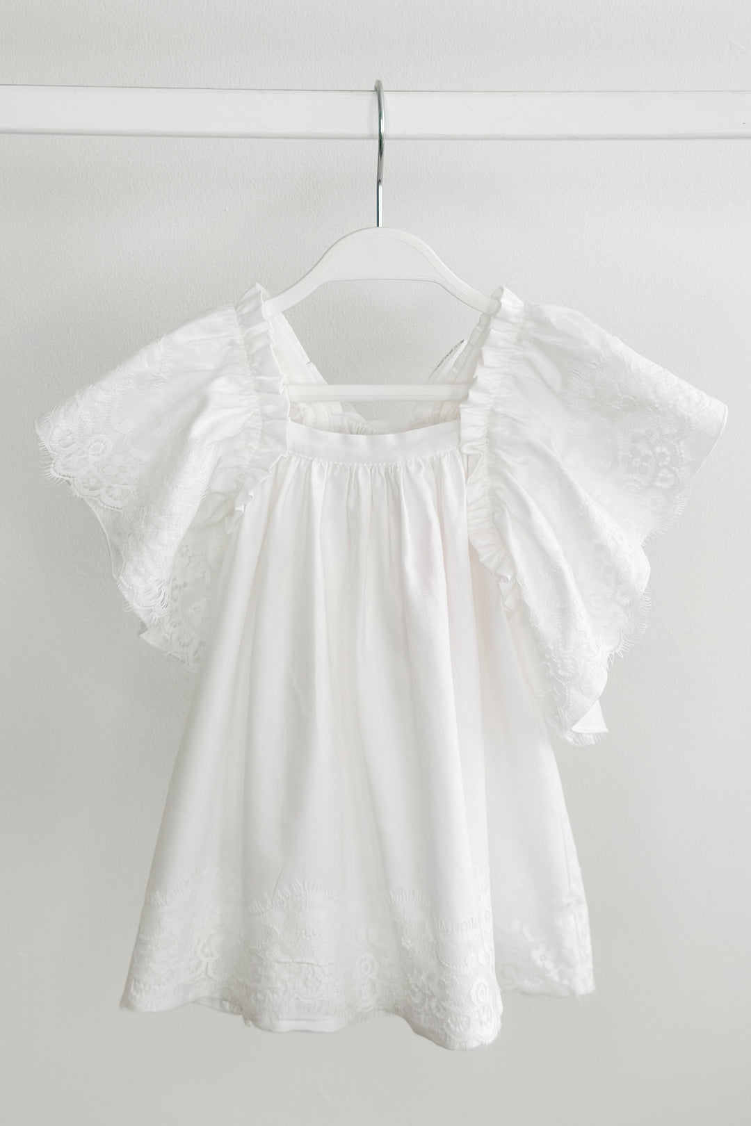Phi "Syleste" White Lace Dress | Millie and John