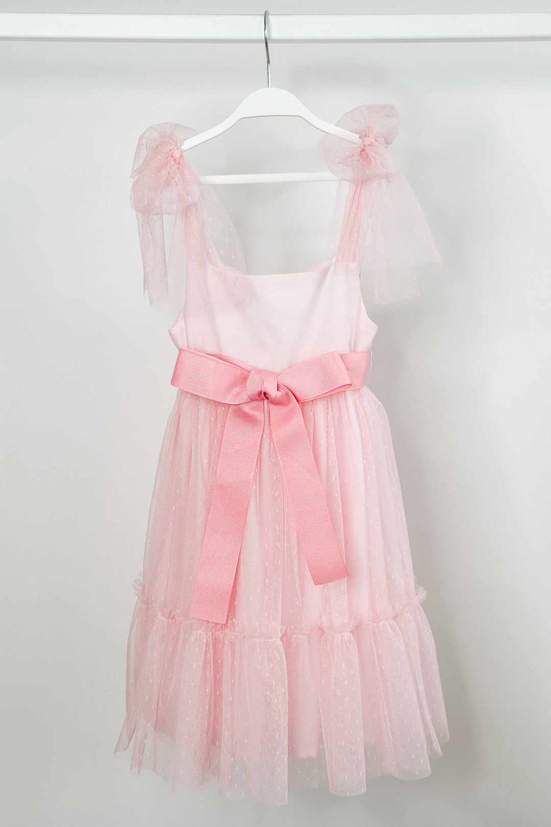 Phi "Aurora" Pink Tulle Dress | Millie and John