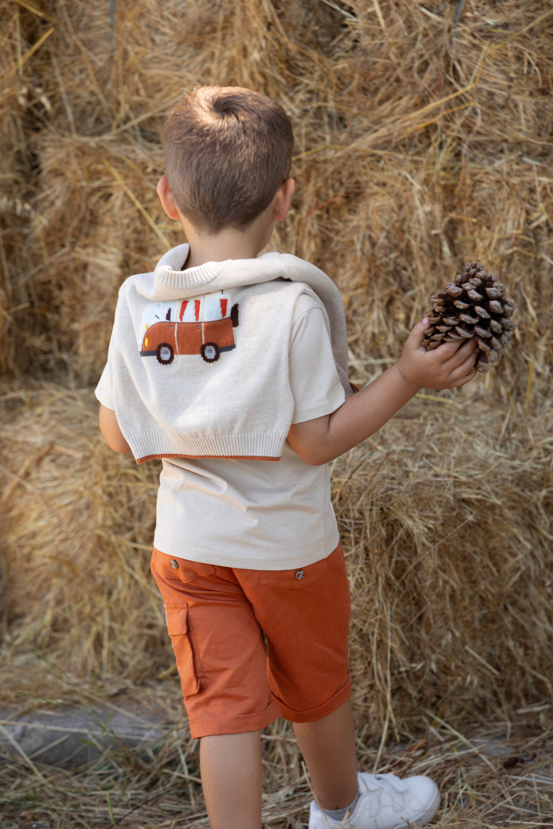 Dr Kid Rust Campervan Jumper & Trousers | Millie and John