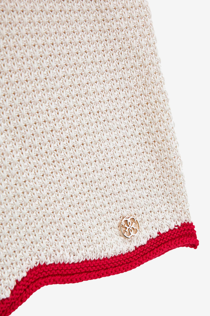 GUESS® Kids "Edie" Ivory & Red Knitted Cherry Top & Shorts | Millie and John